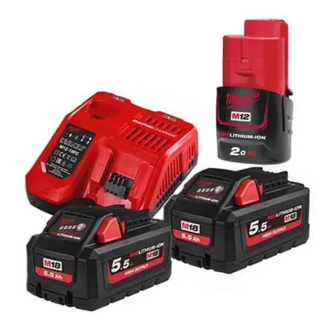 Kampanj Milwaukee M18 HNRG-552 Laddpaket